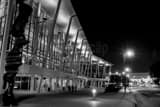 Horizontal The Hobby Center for the Performing Arts landscape black and white Photography