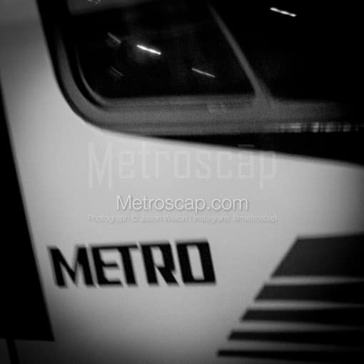 Houston Metro Light Rail -- Houston Black and White Photography