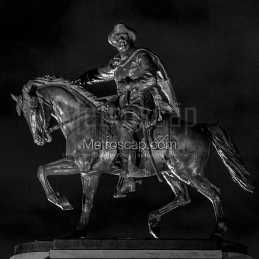 The Sam Houston Statue -- Houston Black and White Photography