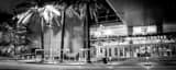 Panoramic The Toyota Center landscape black and white Photography