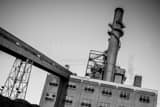 Horizontal The Citizens Thermal Power Plant black and white Photography