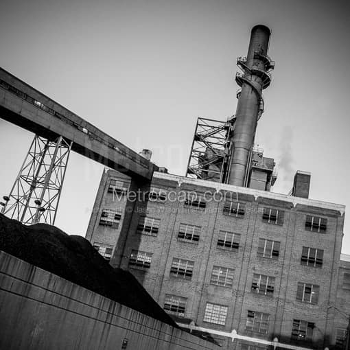 The Citizens Thermal Power Plant -- Indianapolis Black and White Photography