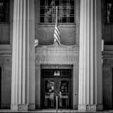 Square The Indianapolis Library black and white Photography