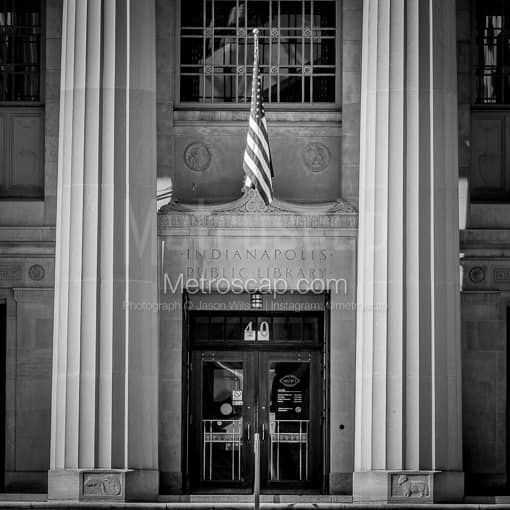 The Indianapolis Library -- Indianapolis Black and White Photography
