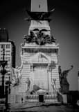 Vertical Indianas Silent Victors black and white Photography