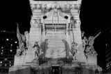 Horizontal Soldiers and Sailors Monument black and white Photography