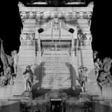 Square Soldiers and Sailors Monument black and white Photography