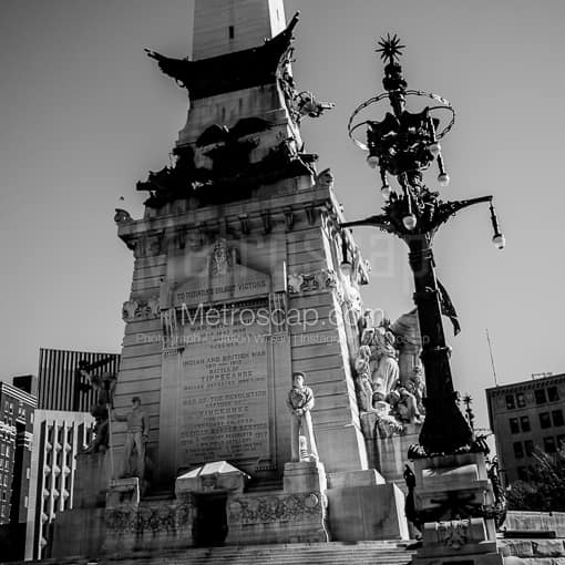 Indianapolis Black and White Photos of The North Side of the Soldiers and Sailors Monument The North Side of the Soldiers and Sailors Monument -- Indianapolis Black and White Photos