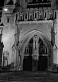 Vertical The Scottish Rite Cathedral black and white Photography