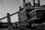 Horizontal South West Street and Citizens Thermal black and white Photography