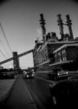 Vertical South West Street and Citizens Thermal black and white Photography