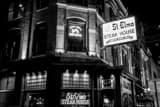 Horizontal St. Elmo Steak House black and white Photography