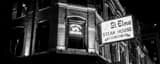 Panoramic St. Elmo Steak House black and white Photography
