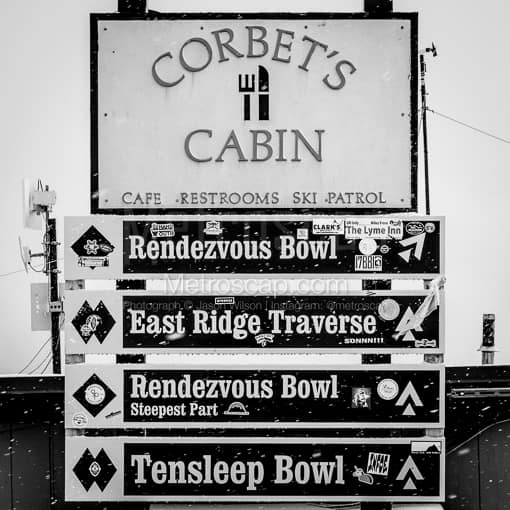 Corbets Cabin -- Jackson Hole Black and White Photos
