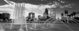 Panoramic The Friendship Fountain black and white Photos