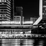 Square Jacksonville Landing black and white Photos