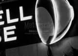 Horizontal The Maxwell House Neon Sign black and white Photos