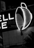 Vertical The Maxwell House Neon Sign black and white Photos
