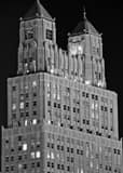 Vertical The 909 Walnut Building black and white Photos