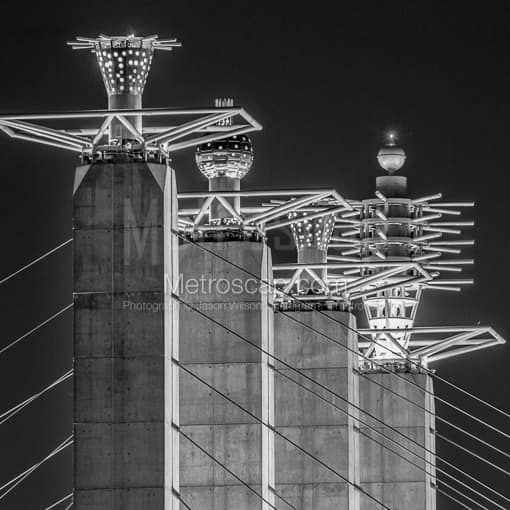 The Bartle Hall Pylons -- Kansas City Black and White Photos