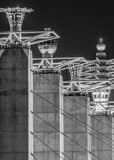 Vertical The Bartle Hall Pylons black and white Photos