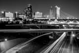 Horizontal The Downtown Kansas City Skyline over 670 black and white Photos
