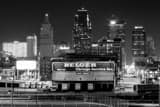 Horizontal The Downtown KC Skyline black and white Photos
