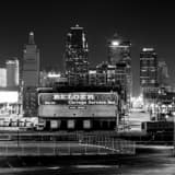 Square The Downtown KC Skyline black and white Photos