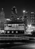 Vertical The Downtown KC Skyline black and white Photos