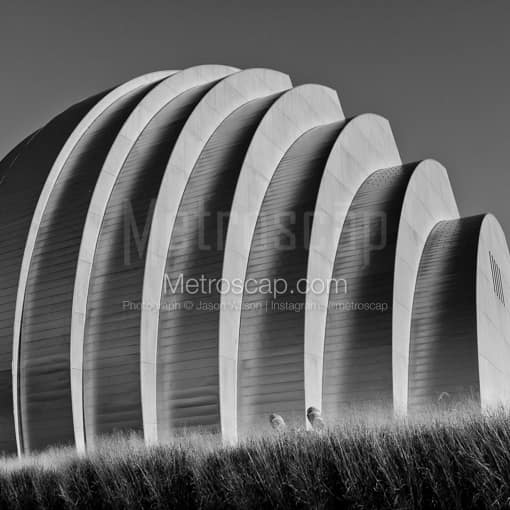 The KC Performing Arts Center -- Kansas City Black and White Photos