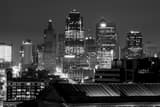 Horizontal The KC Skyline without Union Station black and white Photos