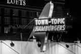 Horizontal KC Town Topic Hamburgers black and white Photos