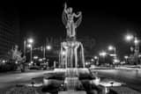 Horizontal The Muse of the Missouri Fountain black and white Photos