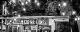 Panoramic A Cuban Coffee Queen Stand at Night Photography