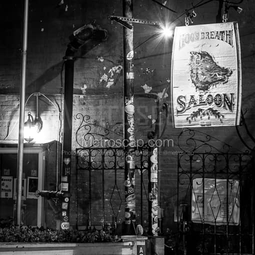 Hogs Breath Saloon -- Key West Black and White Photography