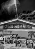 Vertical A Key West Mural at Night Photography