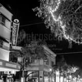 Square The Pegasus Hotel at Night black and white Pictures