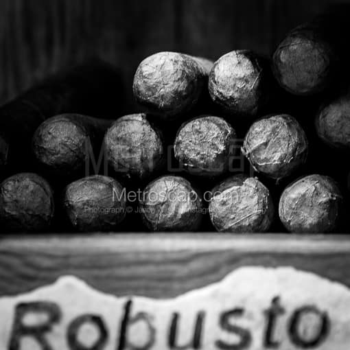 Robusto Cigars -- Key West Black and White Photography