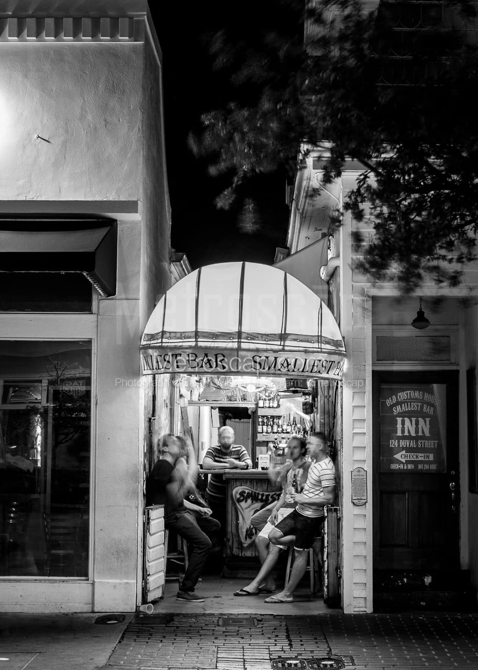The Smallest Bar black and white Photography
