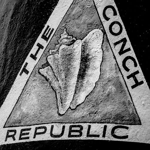 The Conch Republic -- Key West Black and White Photography