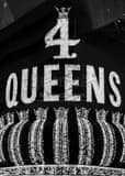 Vertical 4 Queens at Fremont Street Framed Photos