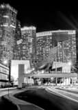Vertical Aria Resort and Casino at Night Framed Photos