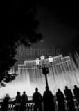 Vertical The Bellagio Fountains Epic Fountain Show Framed Photos
