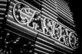 Horizontal A Casino Sign on Freemont Street Framed Photos