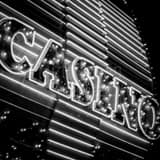 Square A Casino Sign on Freemont Street Framed Photos