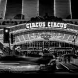 Square The Entrance to Circus Circus Framed Photos