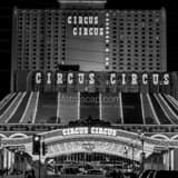 Square The Six Instances of the word Circus at Circus Circus Framed Photos