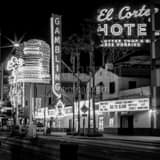 Square The El Cortez Hotel in Downtown Las Vegas Framed Photos