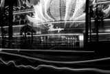 Horizontal The Flamingo Hotel and Casino Sign with Traffic Framed Photos