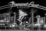 Horizontal The Fremont East District Framed Photos